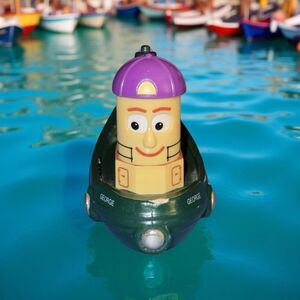 Ertl George Wooden Plastic Boat Eyes Move  From Theodore Tugboat A26